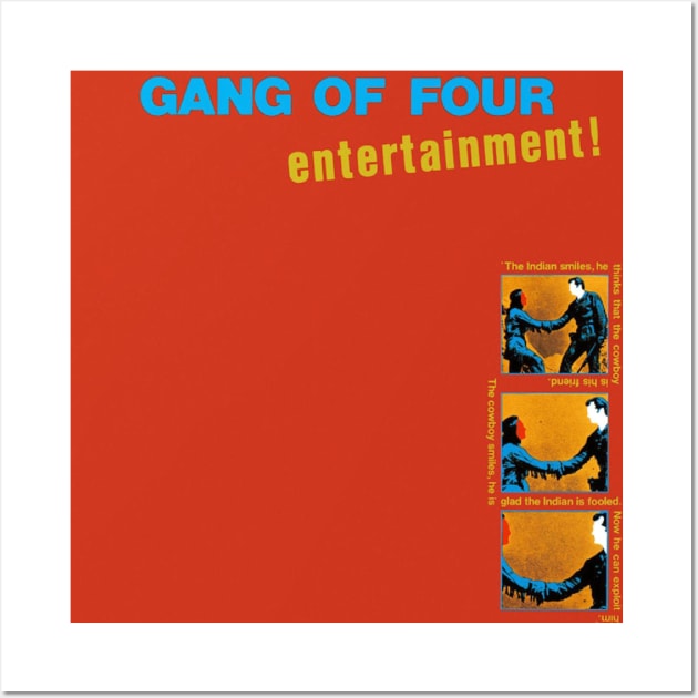 GANG OF FOUR- ENTERTAINMENT Wall Art by The Jung Ones